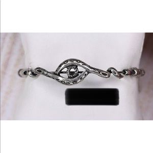 Alex and Ani Evil Eye Wrap Silver Colored Bracelet